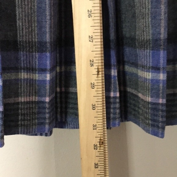 Vtg Pendleton ladies 100% wool pleated skirt size 14 modest sustainable - Picture 6 of 12